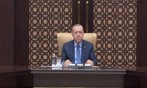 Cumhurbaşkanı Erdoğan, TÜSİAD Yönetim Kurulu Üyelerini Kabul Etti.