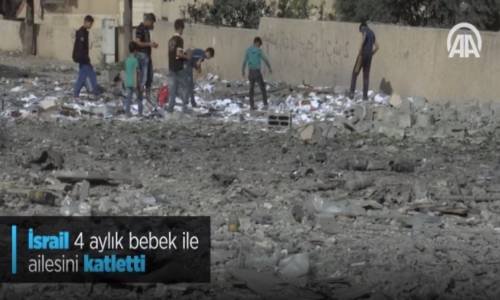 İsrail 4 Aylık Bebek İle Ailesini Katletti