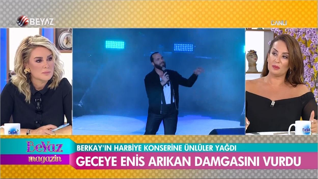 Berkay Harbiye Açıkhava Konserinde Şov Yaptı - Ünlüler Akın Etti