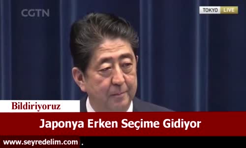 Japonya Erken Seçime Gidiyor