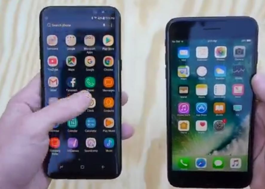 İphone 7 Ve Samsung Galaxy S8 Plus Yanma Testinde