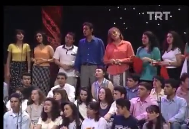 TRT Ankara Radyosu THM Gençlik Korosu-Şemsiyemin Ucu Kare 