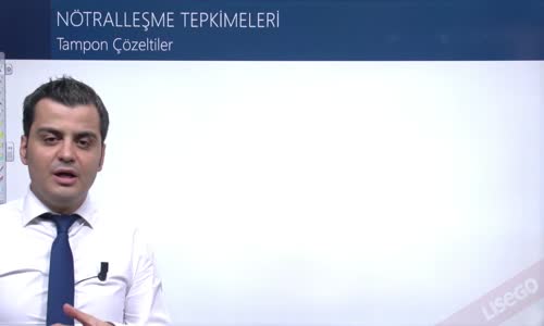 EBA KİMYA LİSE -  SULU ÇÖZELTİ DENGELERİ - NÖTRALLEŞME REAKSİYONLARI - TAMPON ÇÖZELTİLER