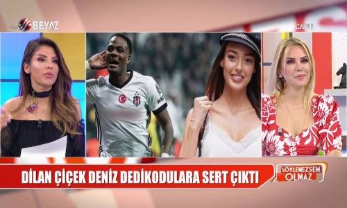 Dilan Çiçek Deniz'den 'Beşiktaşlı futbolcu'dan gelen mesaj' iddialarına sert yanıt
