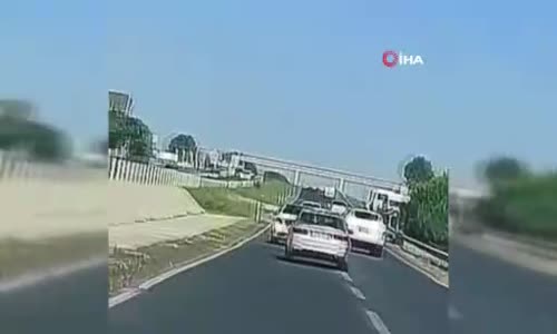 E-5 karayolundaki düğün konvoyunda “makas” terörü 