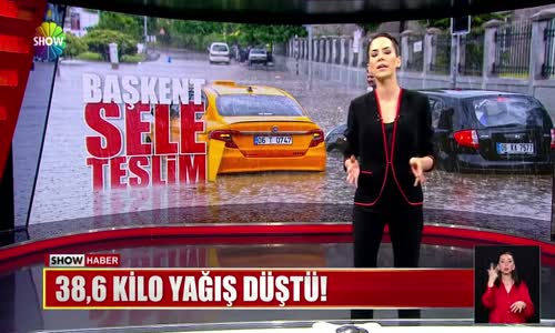 Başkent sele teslim!
