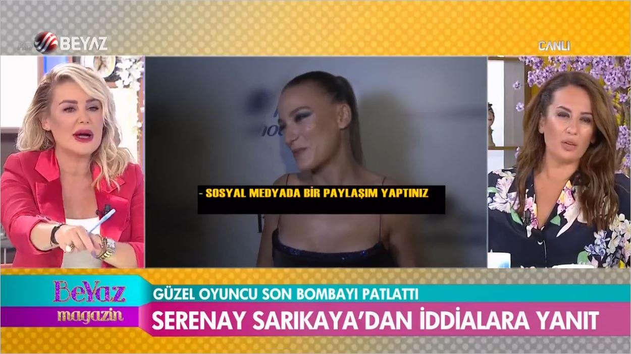 Serenay Sarıkaya Bombayı Patlattı