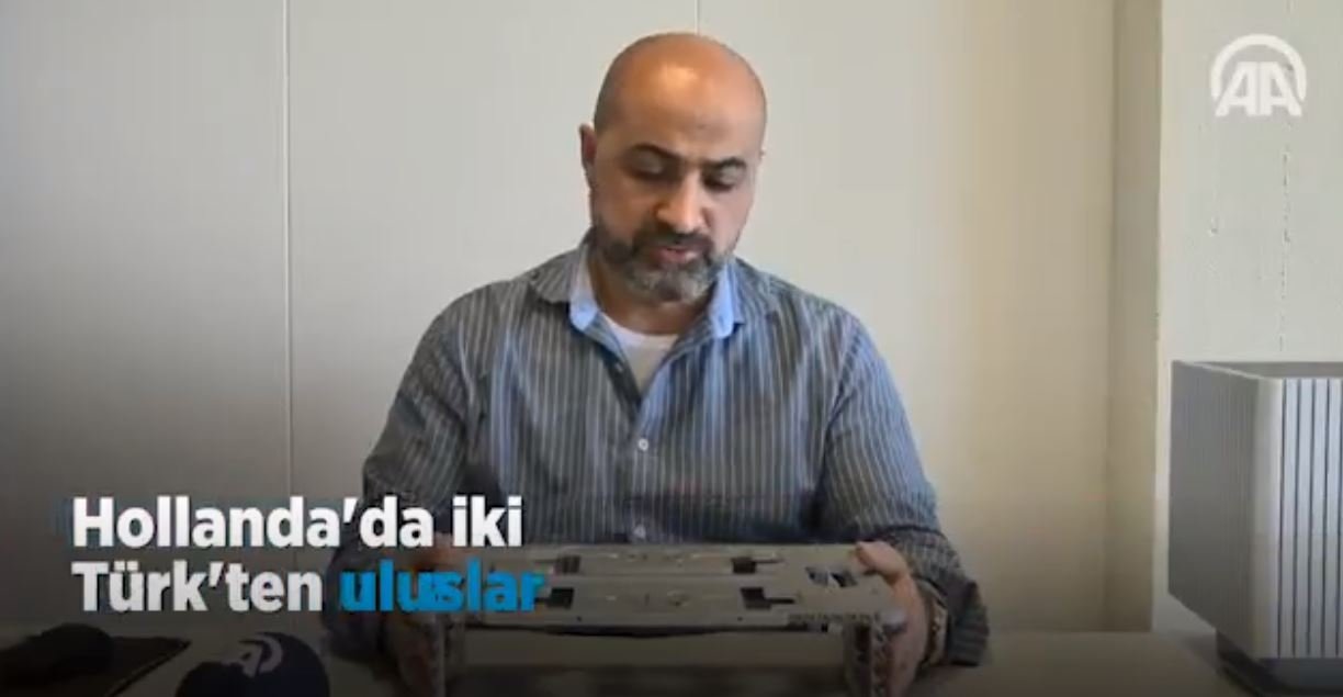 Hollanda'da Yaşayan İki Türk'ün Tasarımına Uluslararası Ödül 