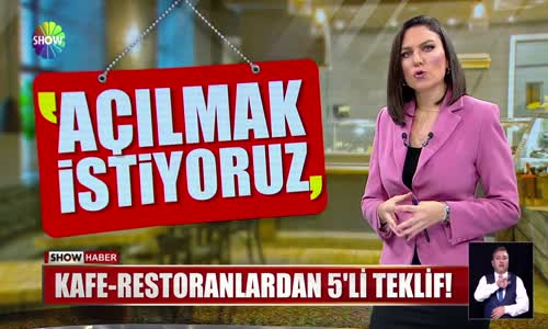 Kafe-restoranlardan 5'li teklif! 