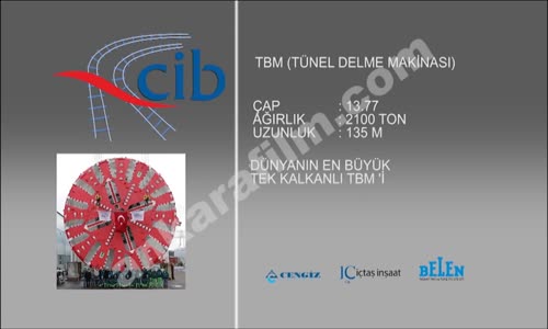 TBM Tünel Açma Makinası
