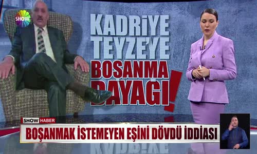Boşanmak isteyen eşini dövdü iddiası 