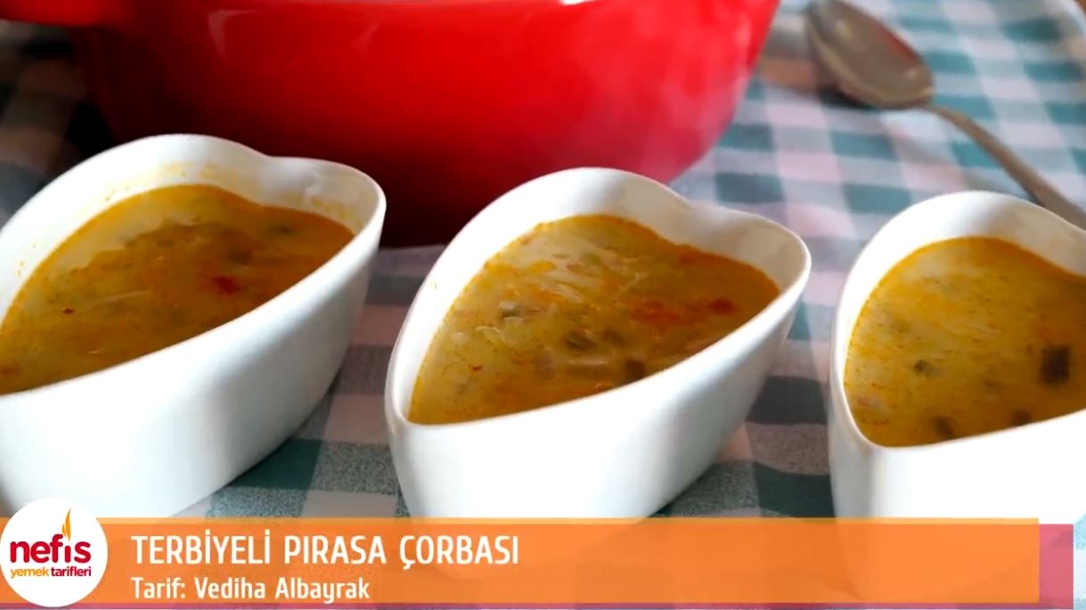 Terbiyeli Pırasa Çorbası Tarifi