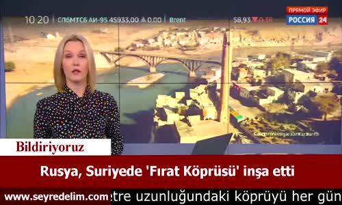 Rusya, Suriye’de 'Fırat Köprüsü' inşa etti