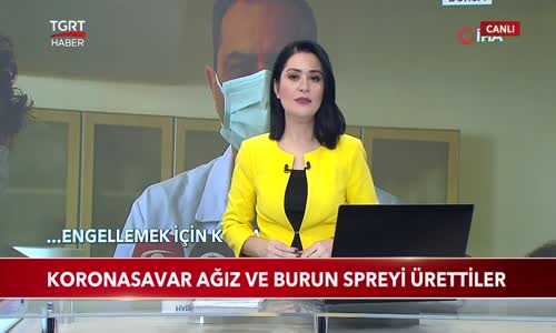 Koronasavar Ağız ve Burun Spreyi Ürettiler 