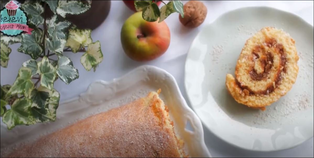Elmalı Rulo Pasta Tarifi