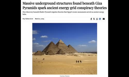 MASSIVE UNDERGROUND ENERGY GRID FOUND UNDERNEATH THE GREAT PYRAMIDS! IS AN ALIEN DECEPTION NEXT