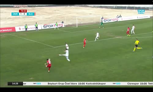 Ümraniyespor ( Ümit Öztürk) 2 - 0 Balıkesirspor (26.03.2017) Verilmeyen Penaltı Pozüsyonu. 