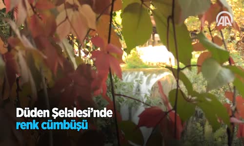 Düden Şelalesi'nde Renk Cümbüşü