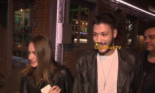 Kubilay Aka Miray Daner Restoran Çıkışında...