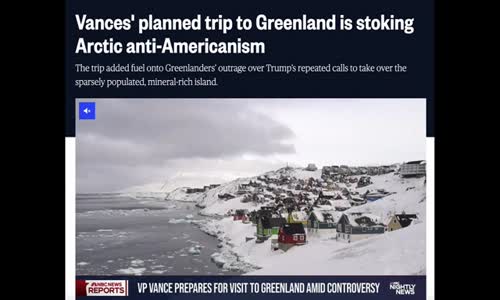 MAKE AMERICA GO AWAY! GREENLANDERS WANT NO PART OF THE NWOS NORTH AMERICAN UNION!