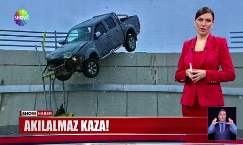 Akılalmaz kaza! 