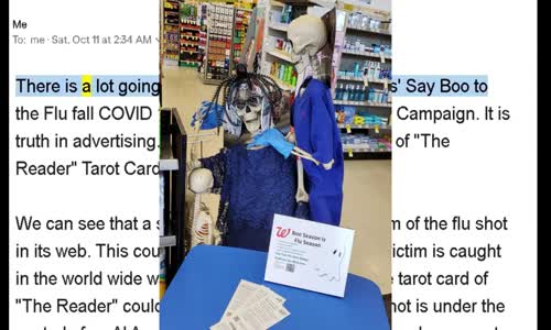 2025 Say Boo to the Flu Walgreens Vaccination Campaign - COVID 19 Boosters and Flu Shot MOTB