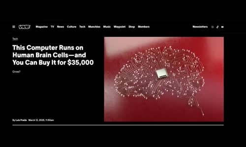 100% PROOF THAT WE ARE LIVING IN THE END TIMES! NEW COMPUTER POWERED BY TRAPPED HUMAN BRAIN CELLS!