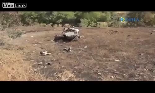 PKK Saldırılarında Şehit Olan Askerimizin Şehit Oluş Anı 