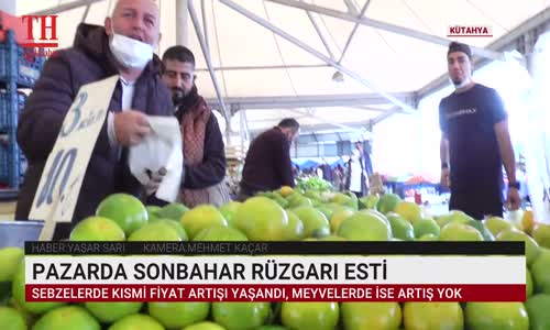 PAZARDA SONBAHAR RÜZGARI ESTİ