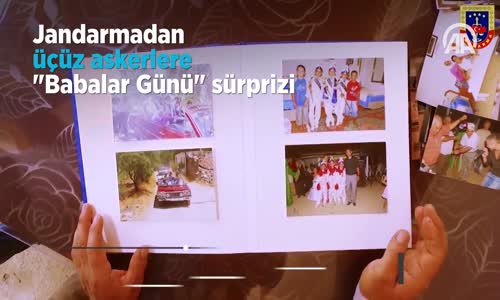 Jandarmadan Üçüz Askerlere Babalar Günü Süprizi