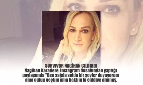 Survivor Nagihan Karadere Ateş Püskürdü