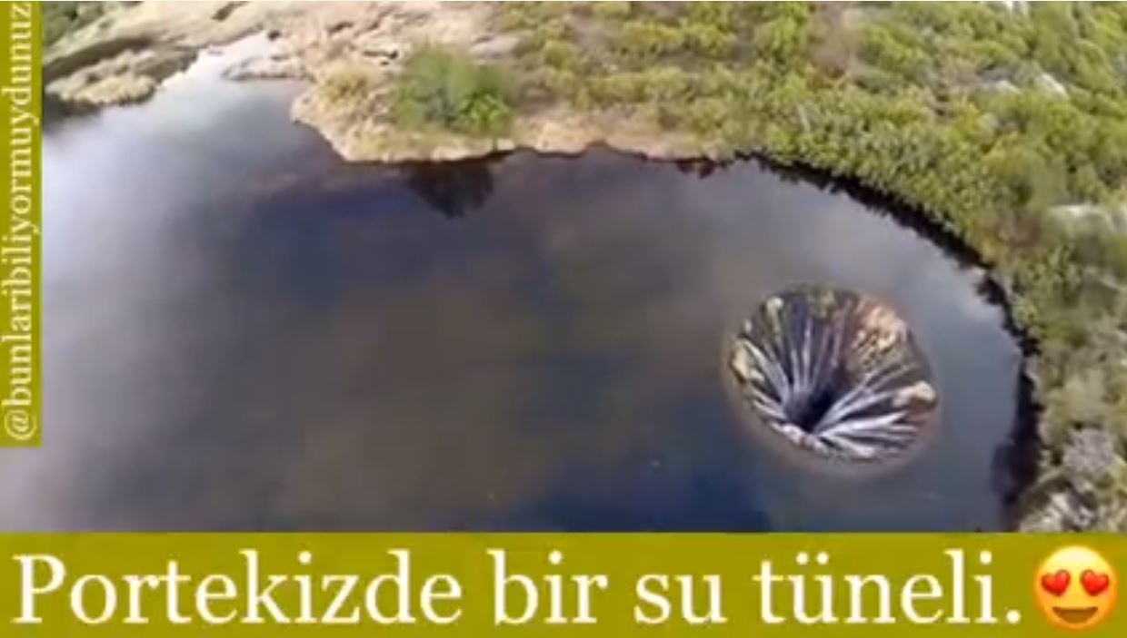 Portekiz de Bir Su Tüneli