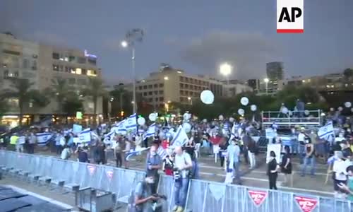 İsrailliler WBank(Batı Şeria) ilhak planlarına karşı protesto