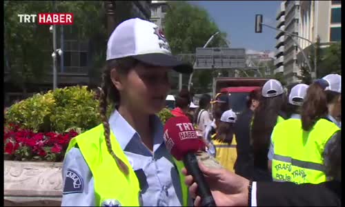 Çocuk Polisler Trafik Denetimi Yaptı