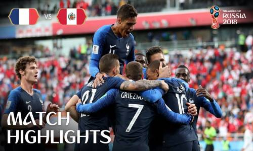 Fransa 1 - 0 Peru - 2018 Dünya Kupası Maç Özeti