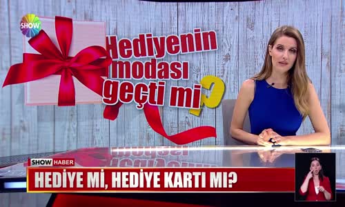 Hediyenin modası geçti mi?