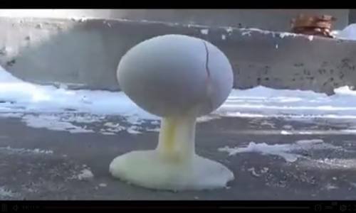 Eksi 27 Derecede Yumurta Kırmak