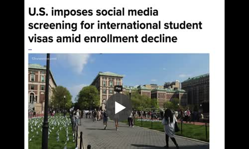WARNING! TRUMP IS IMPLEMENTING SOCIAL MEDIA BACKGROUND CHECKS FOR U.S. VISAS & CITIZENSHIP IS NEXT!