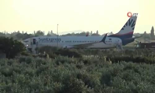 Yolcusu kalp krizi geçiren uçak Edremit’e acil iniş yaptı 