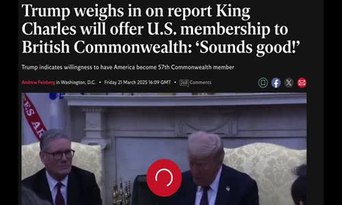 IF AMERICA JOINS THE COMMONWEALTH THEN TRUMP MIGHT AS WELL WEAR AN NWO T-SHIRT AT HIS NEXT RALLY!