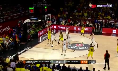 Fenerbahçe 84-75 Real Madrid  Fenerbahçe Final'de