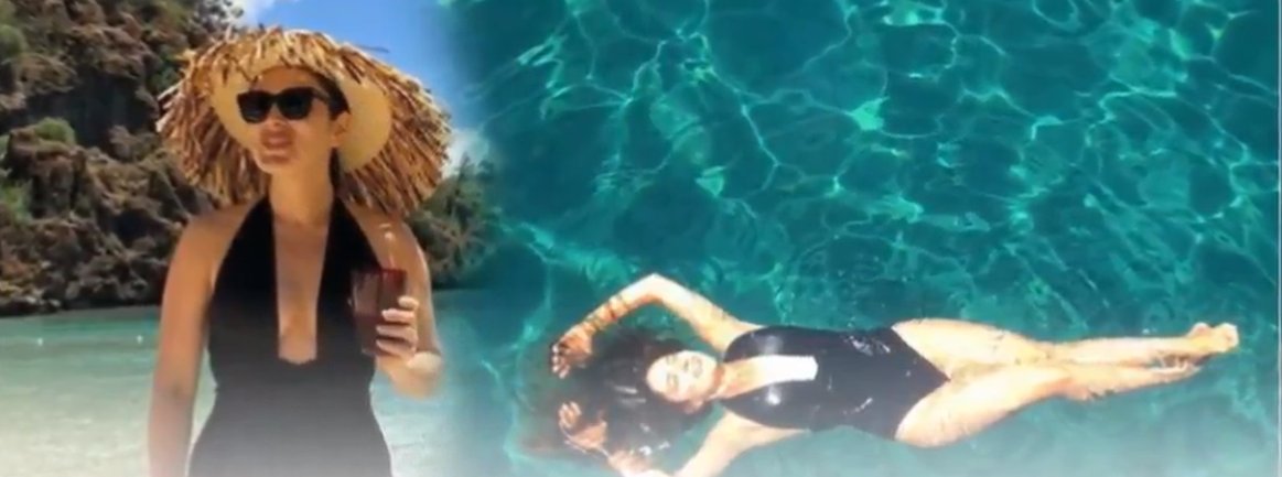 Ezgi Mola 10 Kilo Verdi Tatil Fotoğrafı Paylaştı