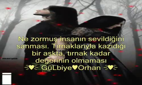 Yaktın Beni KaLLeşçe Sırtımdan Vurdun Beni⊰❀⊱GüLbiye♥Orhan⊰❀⊱