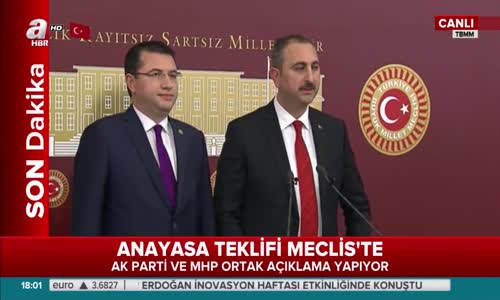 Abdulhamit Gül'den Yeni Anayasa Açıklaması