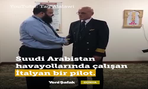 İtalyan Pilot Havaalanı Mescidinde Müslüman Oldu