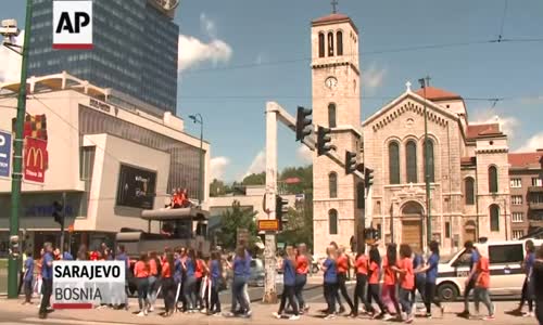Guinness Rekoru için Saraybosna Dansçılar Buluştu