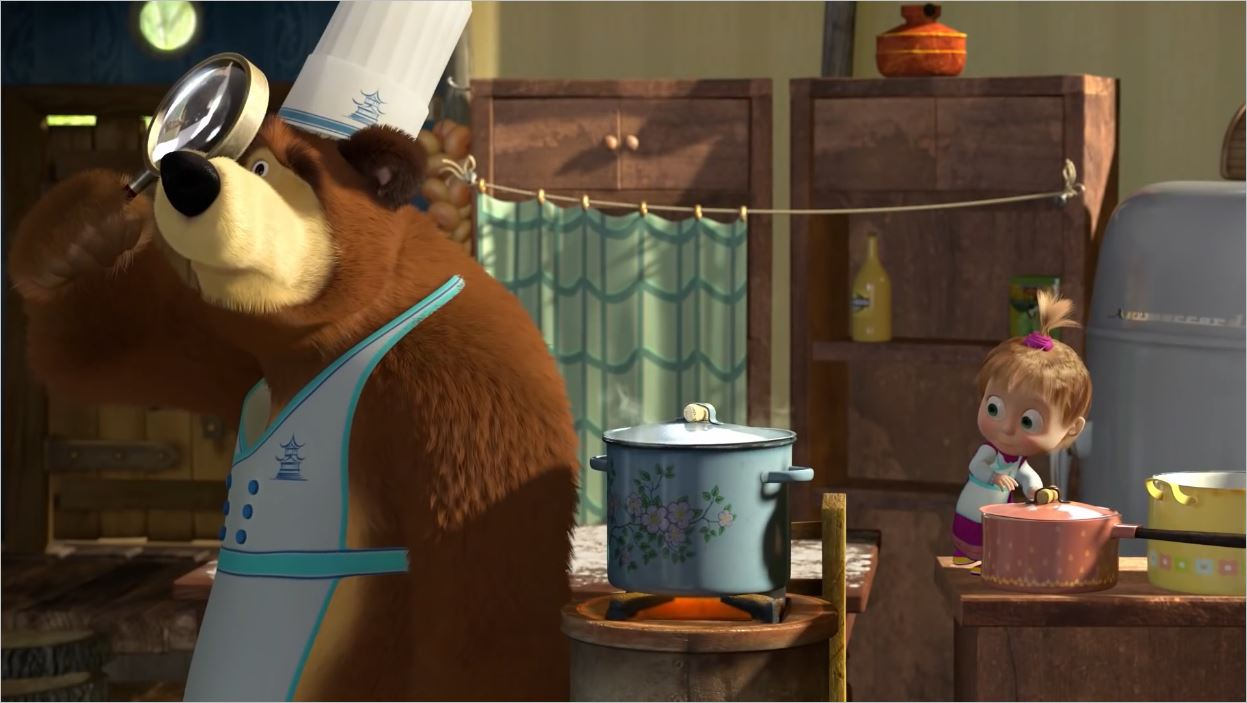 Maşa İle Koca Ayı - Maşa Bir Şef