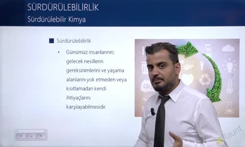 EBA KİMYA LİSE -  SÜRDÜRÜLEBİLİRLİK VE NANOTEKNOLOJİ - SÜRDÜRÜLEBİLİRLİK
