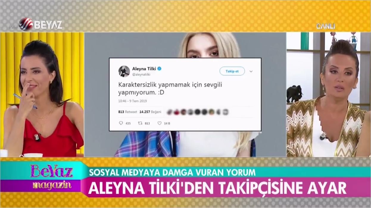 Aleyna Tilki'den Takipçisine Ayar