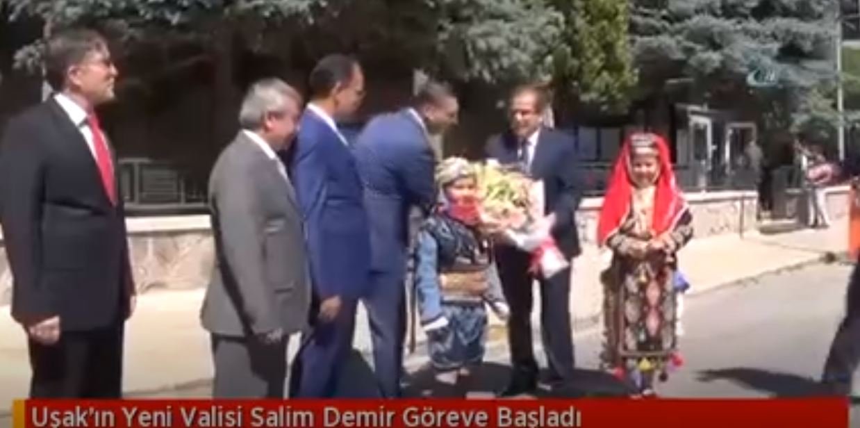 Uşak'ın Yeni Valisi Salim Demir Göreve Başladı